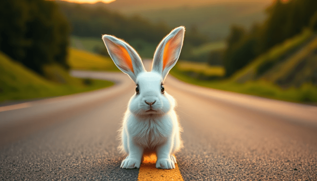How AI Brought a Curious Rabbit’s Sunset Adventure to Life #digenai #FreeAIVideoGenerator