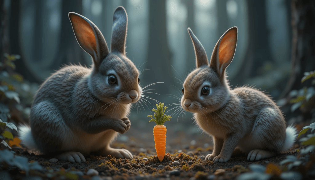 How Two Tiny Rabbits Became a Viral AI Video Sensation? #digen ai #FreeAIVideoGenerator