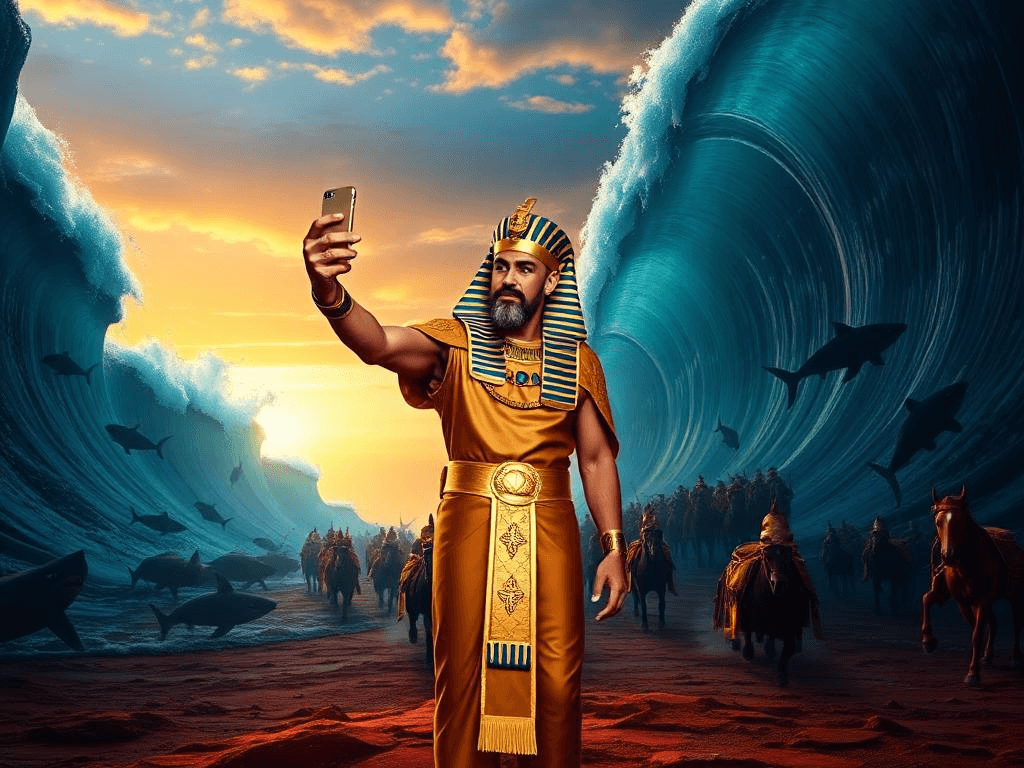 How an Ancient Pharaoh’s Desert Selfie Became a Viral Masterpiece with AI #digen ai# #FreeAIVideoGenerator