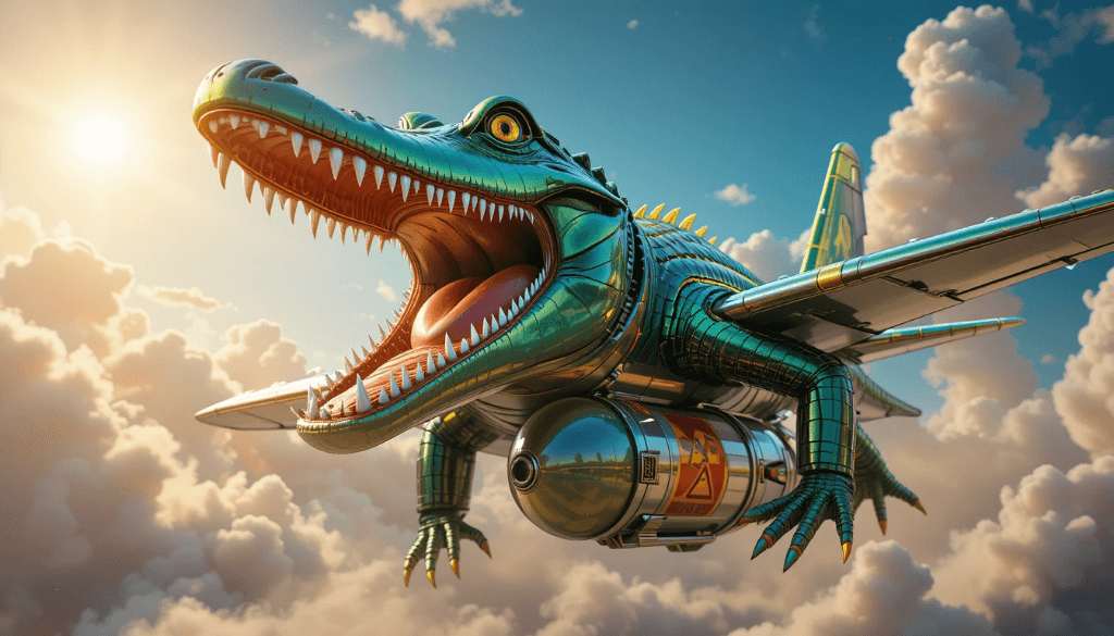 How to Create Jaw-Dropping Cybernetic Creatures Like This Flying Croc with AI #digen ai #FreeAIVideoGenerator