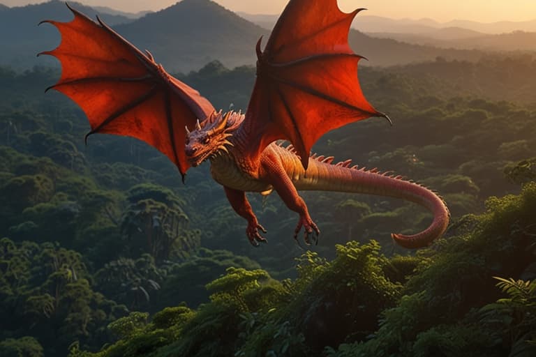 How to Create a Mesmerizing Dragon Over Jungle Video in Seconds with AI #digen ai# #Free AI Video Generator#