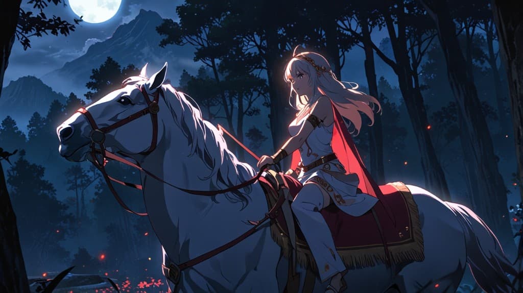 How AI Brought a Knight’s Moonlit Quest to Life – And How You Can Too! #digen ai# #Free AI Video Generator#