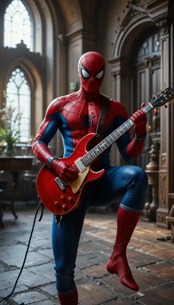How Spider-Man Rocked the Cathedral: Your Guide to AI Video Magic #digen ai# #Free AI Video Generator#