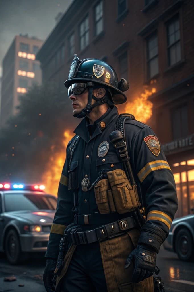 How AI Brought Heroism to Life: Creating Epic Firefighter Scenes in Seconds #digen ai #FreeAIVideoGenerator