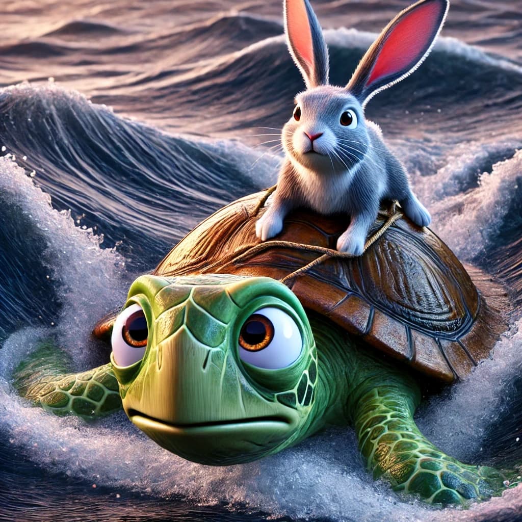 A Bunny’s Ocean Odyssey: How AI Brought Bree & Taro’s Adventure To Life #digen ai# #FreeAIVideoGenerator