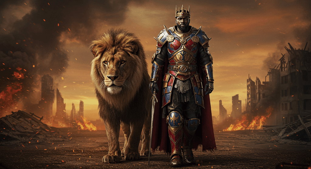 How AI Brought an Epic Lion-Warrior Alliance to Life: Your Free Guide #digen ai# #Free AI Video Generator#