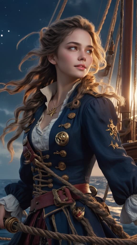 How an AI-Powered Pirate Queen Conquered the Digital Seas #digen ai #Free AI Video Generator