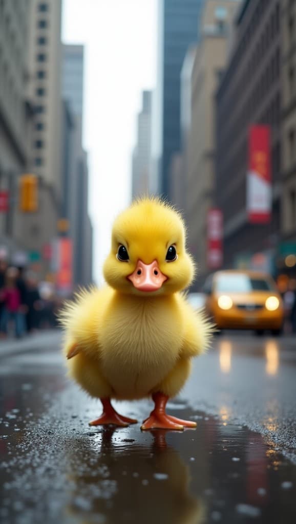 How an Innocent Duckling Took Over City Streets with AI Video Magic? #digen ai# #Free AI Video Generator#