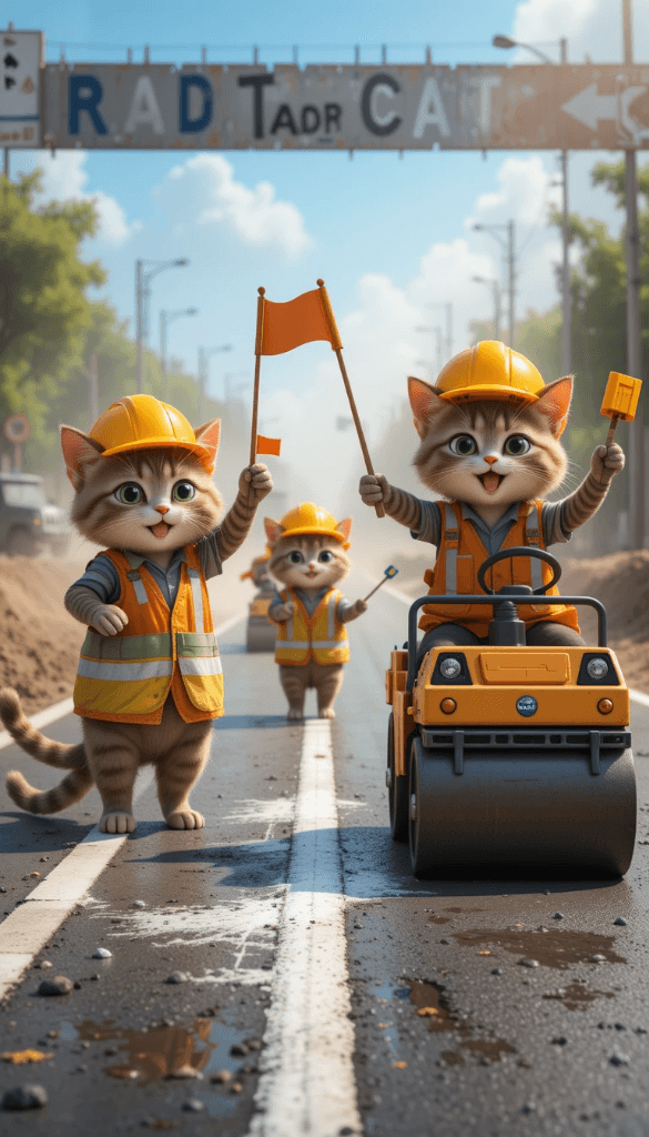 How Three Little Kittens Built a Dream City with AI Video Magic? #digenai #FreeAIVideoGenerator
