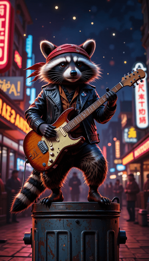 How One Raccoon’s Neon Alley Gig Became an AI Video Sensation #digenai #FreeAIVideoGenerator