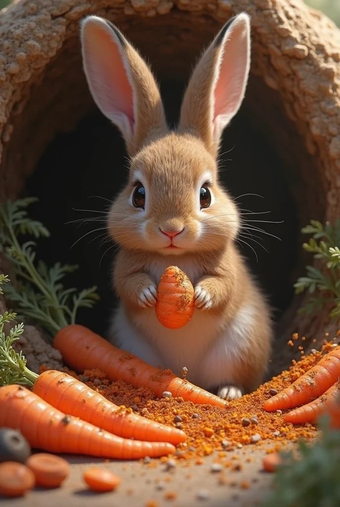 How a Tiny Rabbit’s Curious Discovery Led to Viral AI Video Magic #digenai #FreeAIVideoGenerator