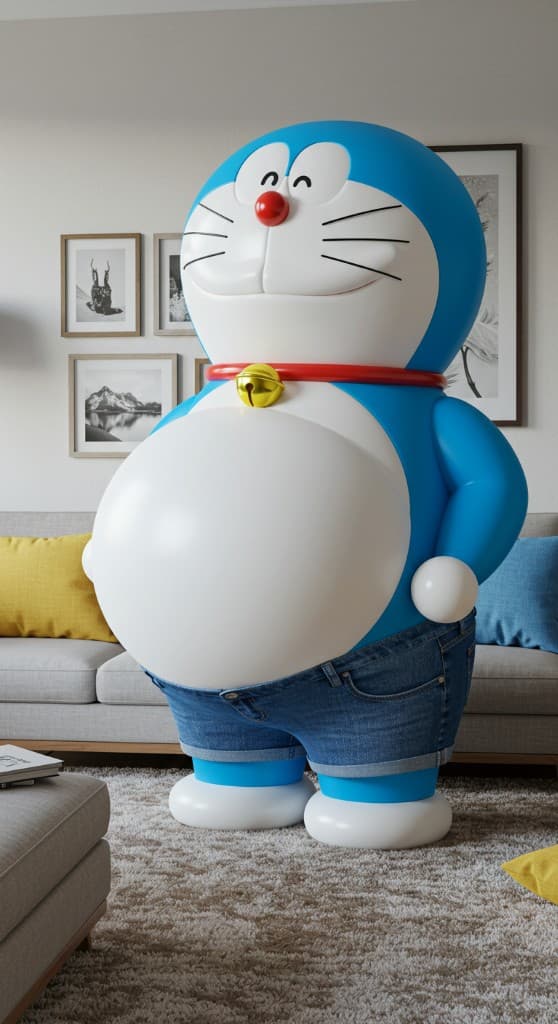 How an Inflatable Doraemon Became a Star: Your Guide to AI Video Magic #digen ai# #Free AI Video Generator#