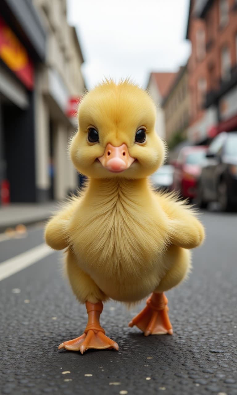 The Day a Tiny Duckling Conquered the City: How AI Made It Possible #digen ai #FreeAI