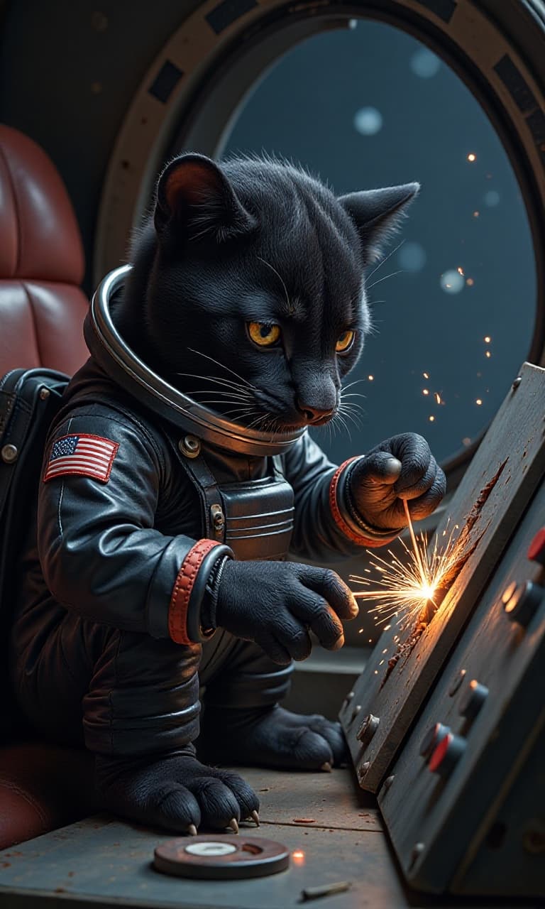 How One Cat Astronaut Redefined Space Exploration with AI Video Magic #digen ai #FreeAI