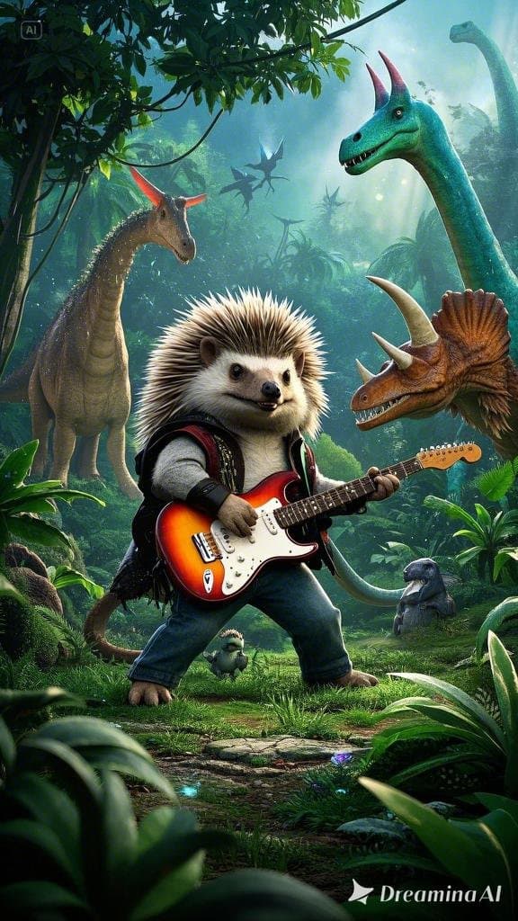 How AI Brought Prehistoric Rockstars to Life: Your Free Guide to Creating Epic Videos #digen ai #FreeAIVideoGenerator