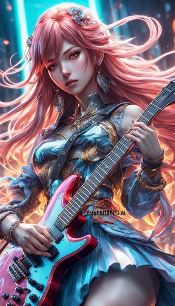 How AI Brought a Guitarist’s Ethereal Performance to Life #digen ai #FreeAIVideoGenerator