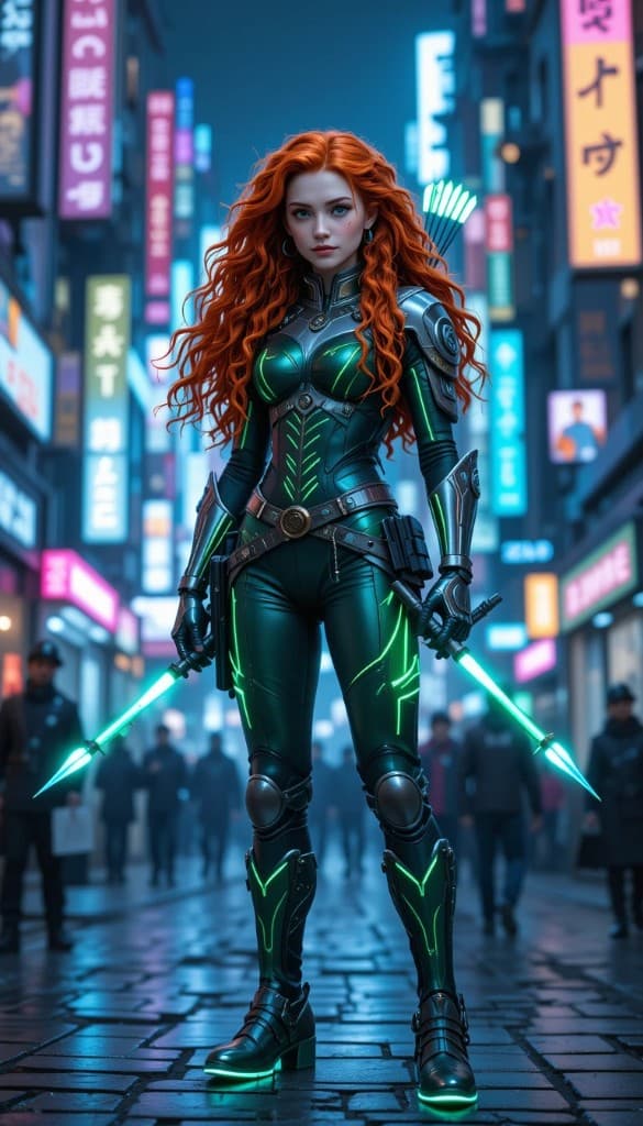 How to Bring Cyberpunk Warriors to Life with AI Video Magic? #digen ai #FreeAIVideoGenerator