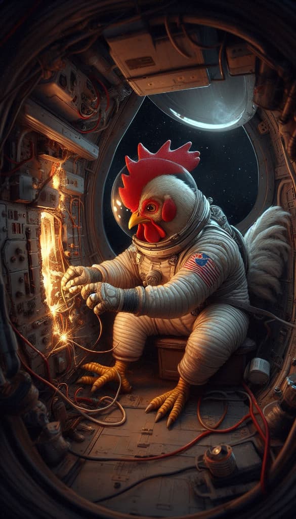 How an Astronaut Rooster Conquered Space—and How You Can Too! #digen ai #FreeAI #FreeAIVideoGenerator