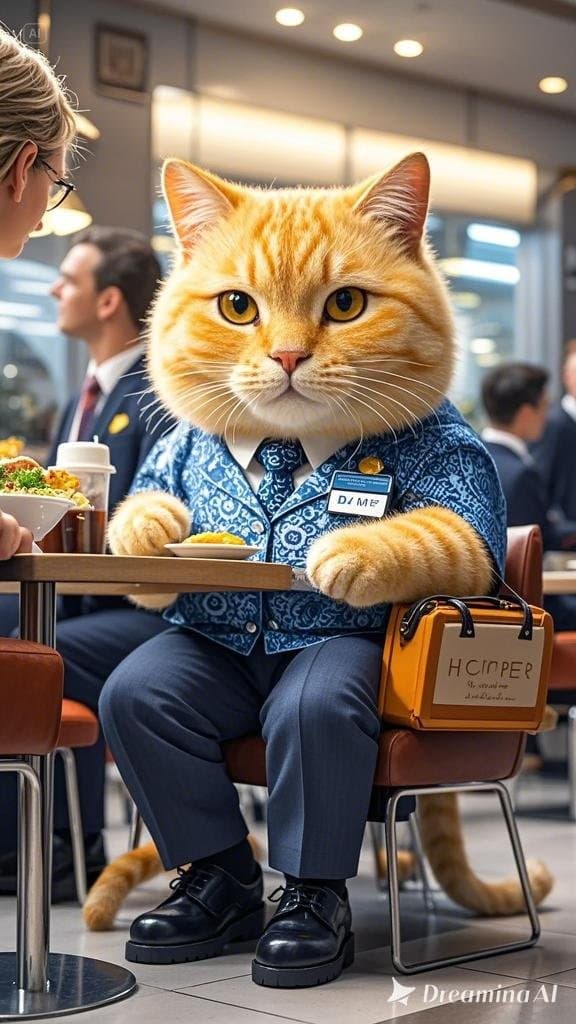 Dime’s Café Chronicles: How AI Turned This Cat into a Video Sensation! #digenai #FreeAIVideoGenerator