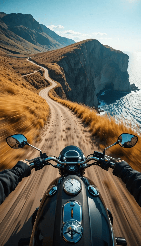First-Person Thrill Ride: How AI Brings Coastal Adventures To Life #digenai #FreeAIVideoGenerator