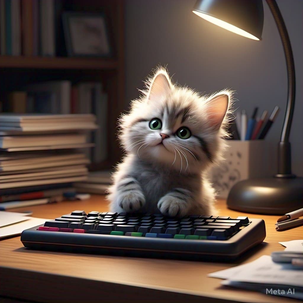 How a Curious Kitten Became a Tech Wizard—And How You Can Too! #digen #FreeAIVideoGenerator