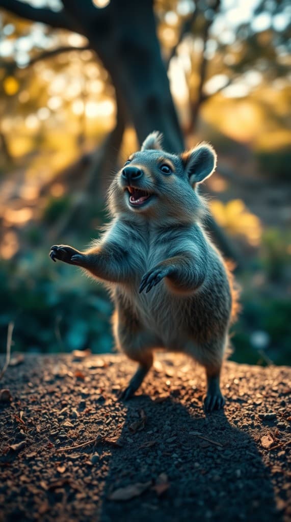 How AI Brought a Quokka’s Sunset Adventure to Life – And How You Can Too! #digen ai# #FreeAIVideoGenerator#