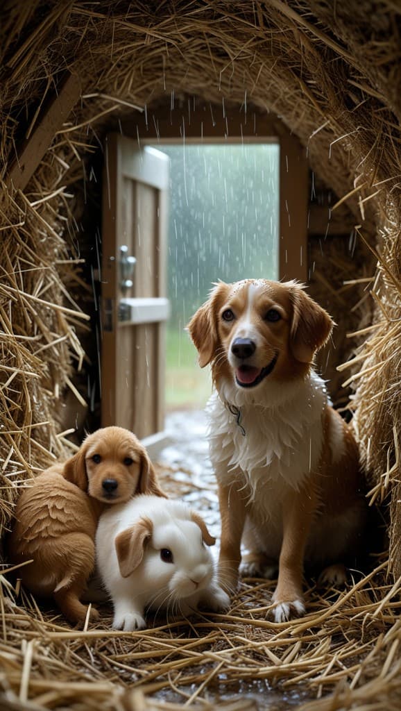 How AI Brought Sunny & Friends' Rainy Adventure to Life #digen ai #FreeAIVideoGenerator