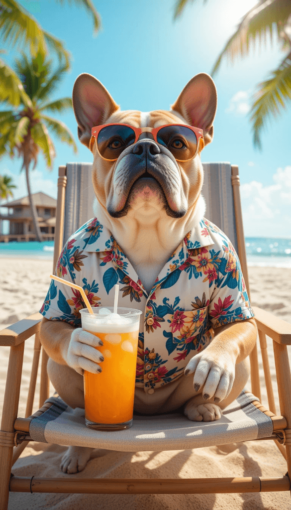 How This French Bulldog Became a Beach Star: Your Guide to AI Video Magic #digen ai# #Free AI Video Generator#