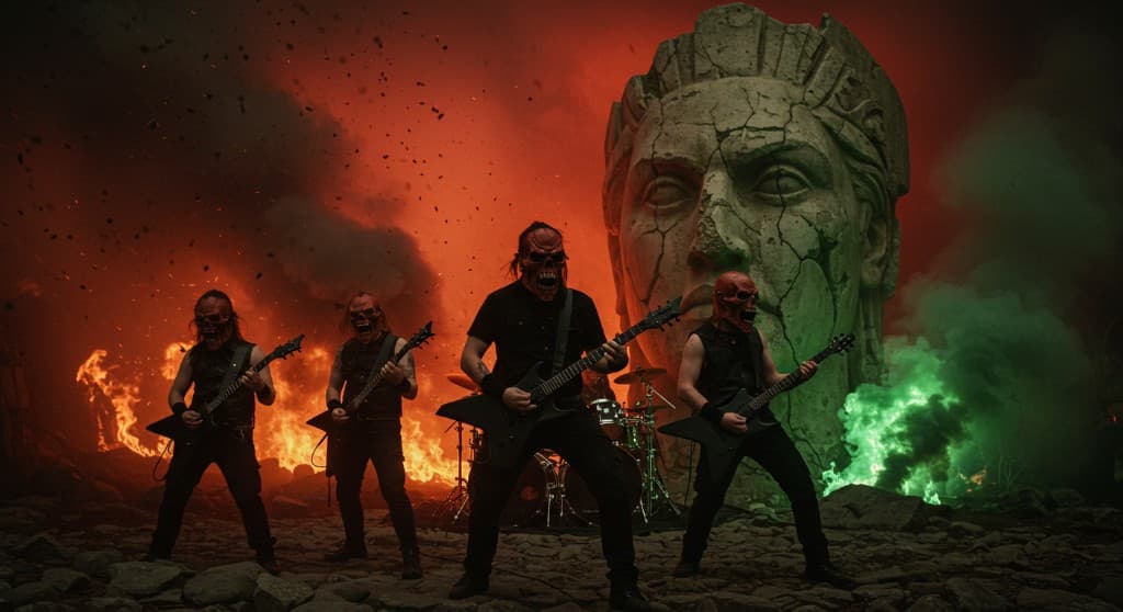 How This Metal Band Conquered Chaos With AI Video Magic #digen ai# #Free AI Video Generator#
