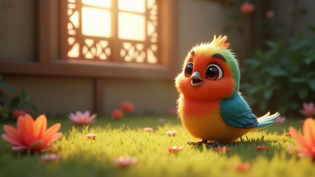 Let Your Creativity Soar: Turn a Colorful Bird into a Magical Video with AI #digen ai# #Free AI Video Generator#