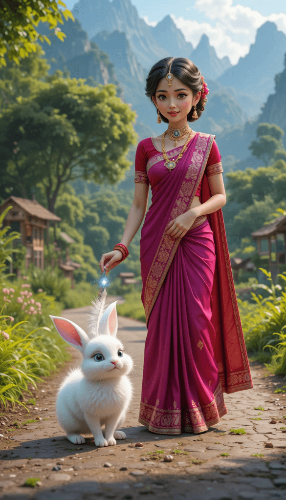 How an Enchanted Rabbit Sparked Magic in My Village – Made Easy with AI Video Tools #digen ai# #FreeAIVideoGenerator#