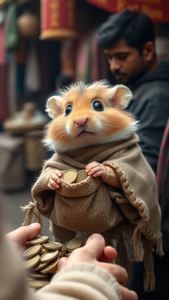 How to Turn Your Hamster’s Golden Quest into Viral AI Video Magic? #digen ai# #FreeAIVideoGenerator#