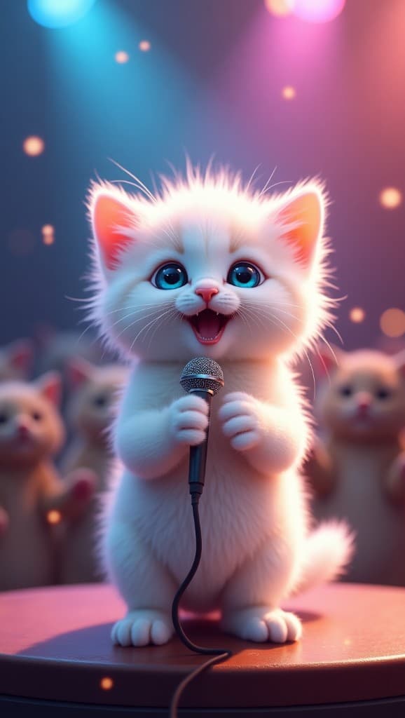 How This Kitten Became a Star Performer with AI Video Magic #digenai #FreeAIVideoGenerator