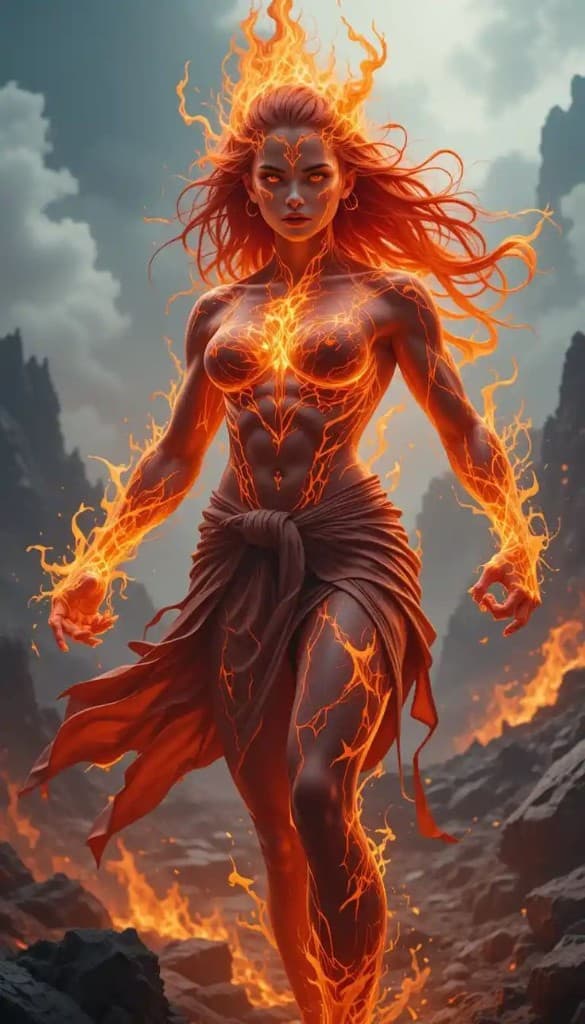 Mastering the Flames: How to Create Epic Volcano Warrior Videos with Digen AI #digenai #FreeAIVideoGenerator