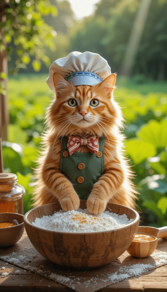 Whiskers' Whimsical Bake-Off: How AI Made a Cat Chef Viral #digen ai #FreeAIVideoGenerator