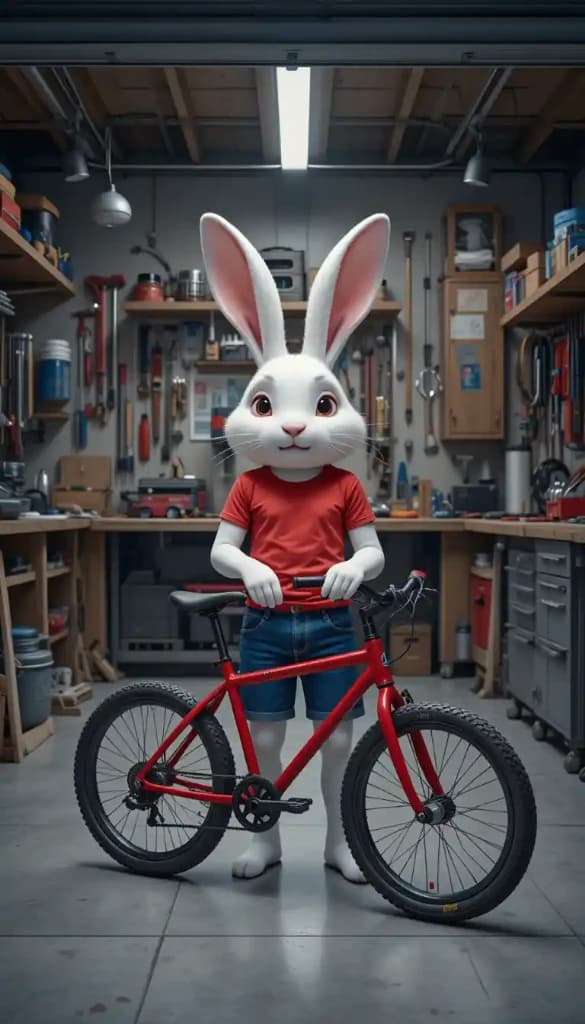 The Adventurous Rabbit's Workshop: Crafting Stories with AI Video Magic #digen ai# #Free AI Video Generator#