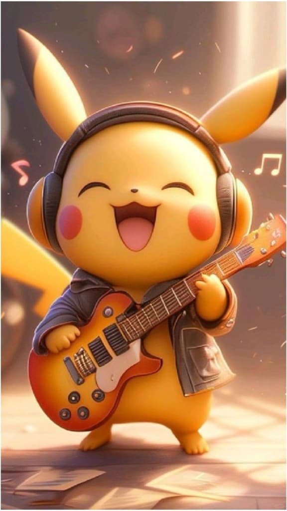 How to Turn Pikachu into a Rock Star with AI Video Magic! #digen ai #FreeAIVideoGenerator