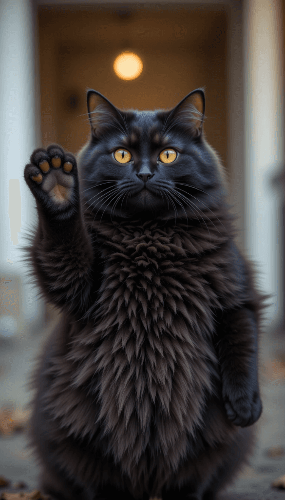 From Front Porch to Silver Screen: How AI Turned My Mysterious Black Cat into a Star #digen ai# #Free AI Video Generator#
