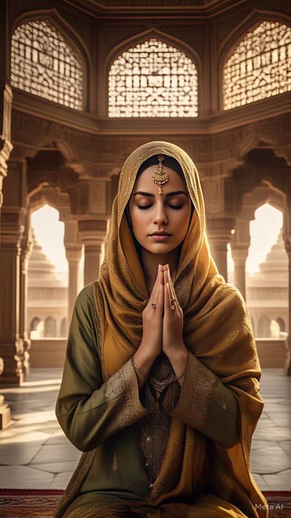 Capturing Spiritual Serenity: How AI Brings Mosque Prayer Scenes to Life #digen ai #FreeAIVideoGenerator