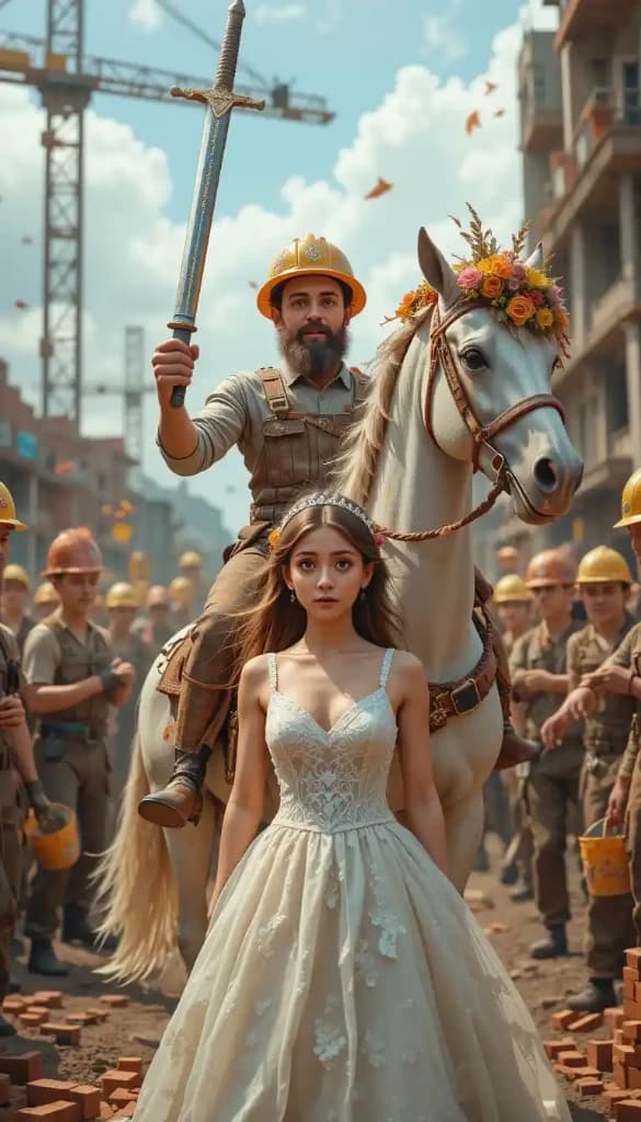 Medieval Knight Meets Modern Metropolis: How AI Brings Impossible Scenes to Life #digen ai #FreeAIVideoGenerator