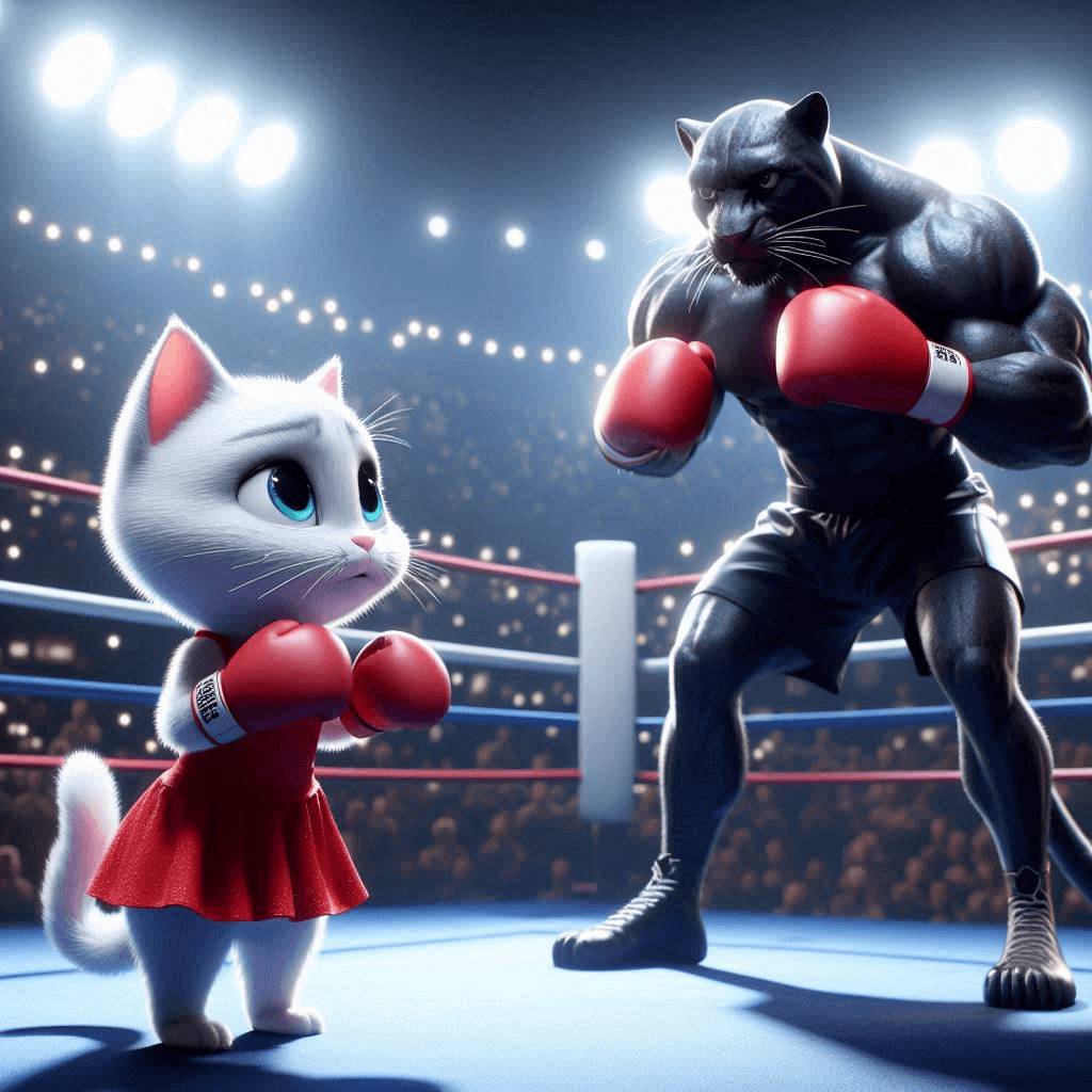 How a Tiny Kitten Took on a Panther: Your Guide to AI Video Magic #digen ai #FreeAIVideoGenerator