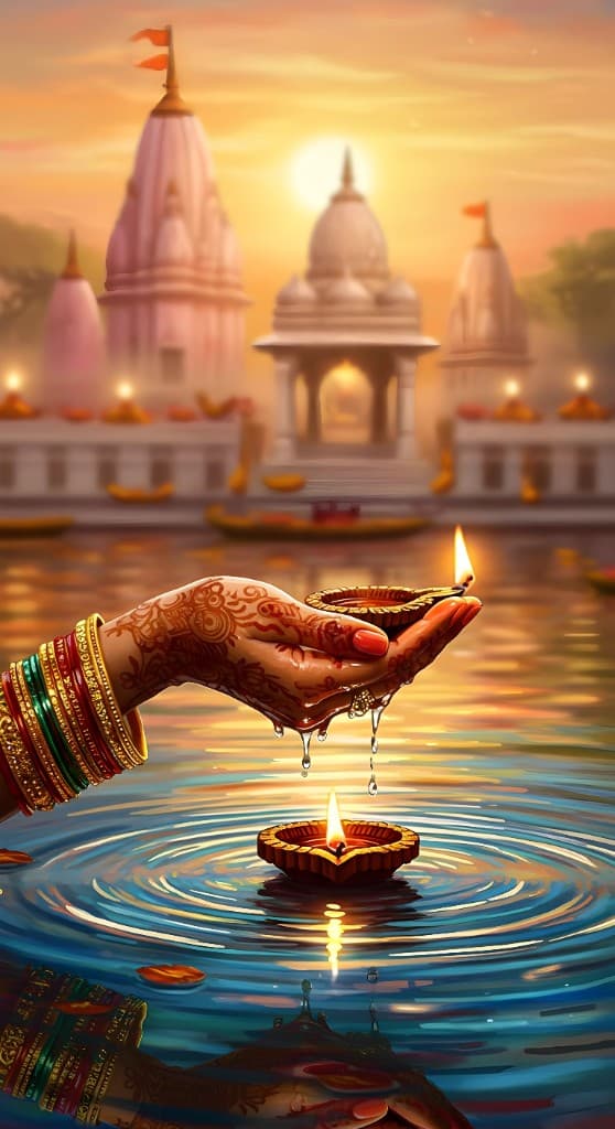 How AI Brought Diwali’s Floating Lights to Life: A Story of Tradition & Innovation #digen ai #FreeAIVideoGenerator