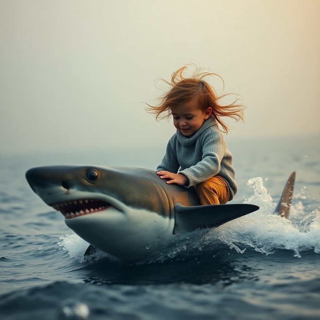 How Mia Rode Waves of Imagination – Your Free AI Video Adventure Starts Here! #digen ai# #FreeAIVideoGenerator#