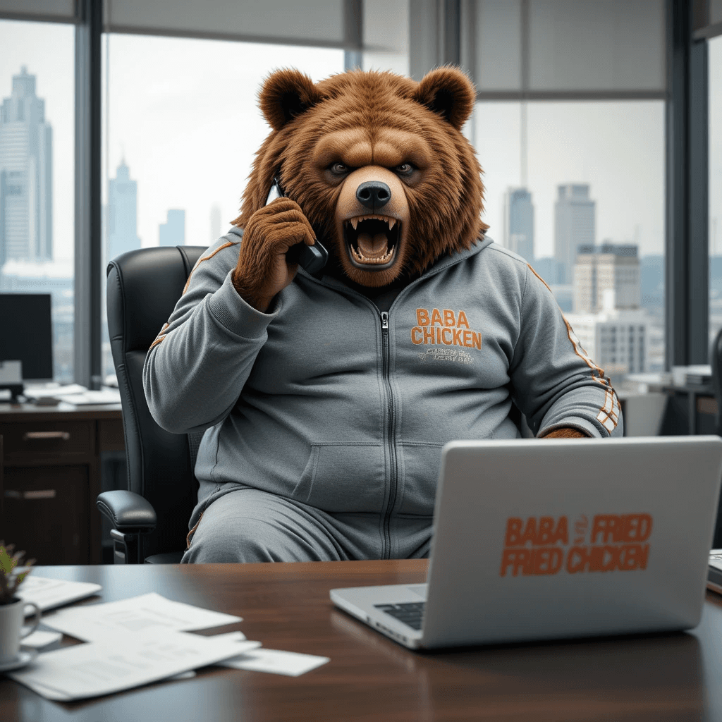 How Mr. Grizzly Turned His Fried Chicken Hustle into Viral Video Magic #digen ai #FreeAIVideoGenerator