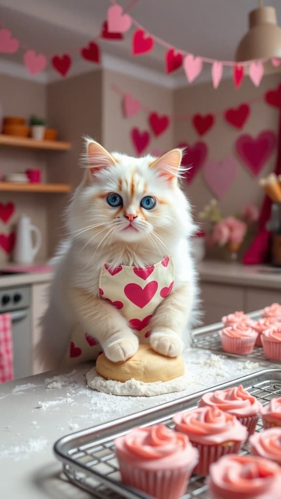 How This Fluffy Baker Cat Took TikTok by Storm (And How You Can Too!) #digen ai #FreeAIVideoGenerator