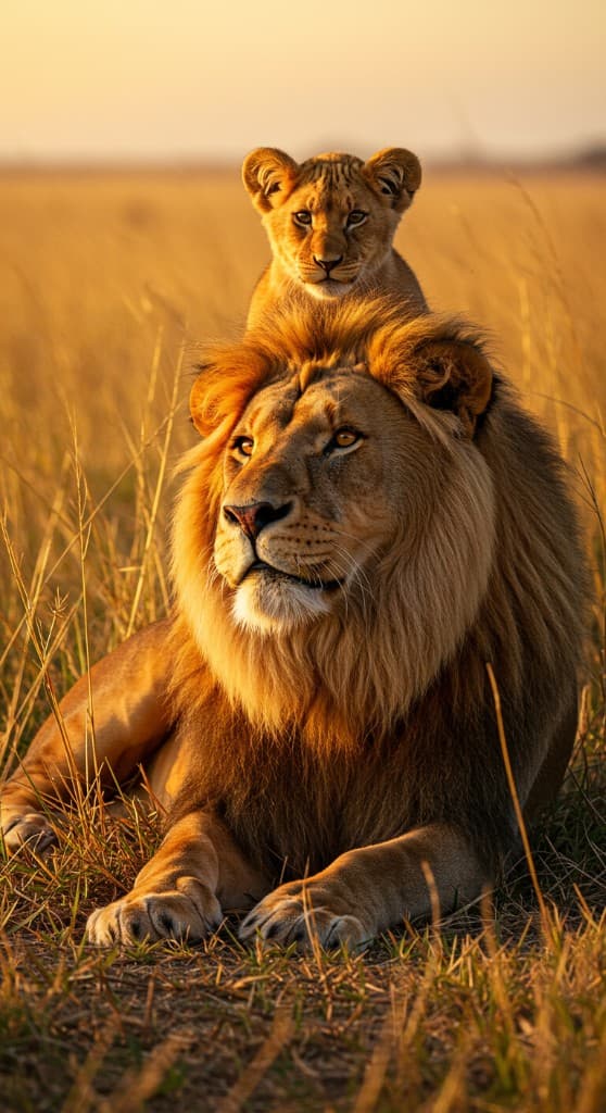How to Bring the Savannah's Golden Moment to Life with AI #digen ai# #Free AI Video Generator#