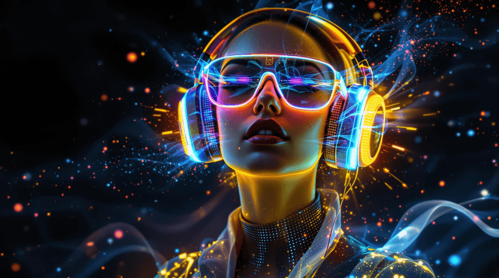 How One Woman’s Cyberpunk Soundwave Journey Became Viral—And How You Can Do It Too! #digen ai# #FreeAIVideoGenerator#