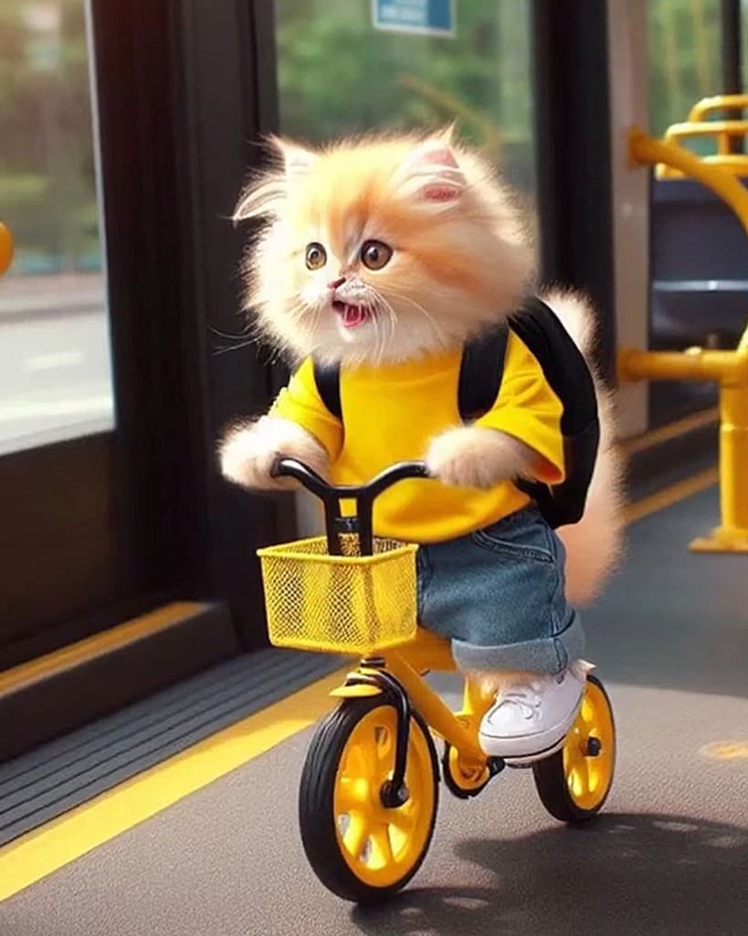 The Day My Cat Became a Tiny Tour Guide: An AI Video Adventure #digenai #FreeAIVideoGenerator