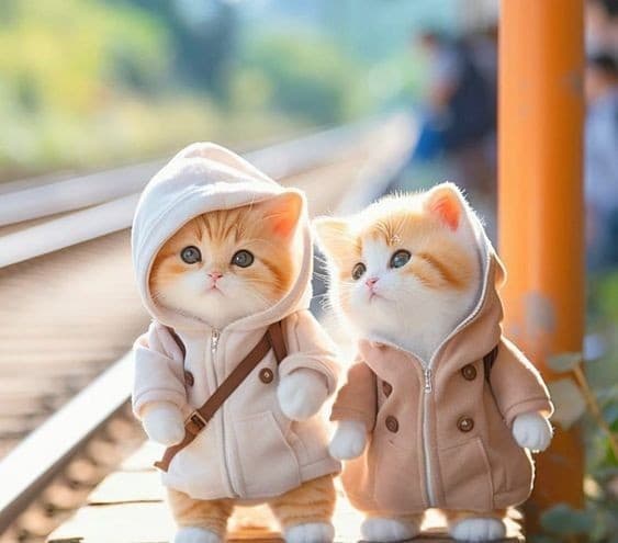 Two Curious Kittens Unlock a Hidden World of Magic - How AI Made It Possible #digenai #FreeAIVideoGenerator