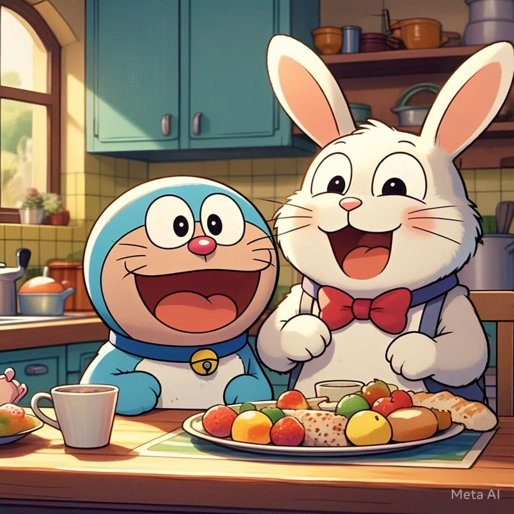 How AI Brought Breakfast Magic to Life: A Robot Cat’s Culinary Adventure #digen ai #FreeAIVideoGenerator